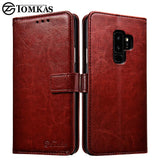 Leather Coque Case For Samsung Galaxy S9 S9 Plus