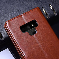 Wallet Case For Samsung Galaxy Note 9 8 S7 Luxury Leather