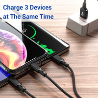 3 in 1 Micro USB Type C Cable Phone Charging Wire