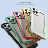 TPU Frame Shockroof Edge Bumper Silicone Case For iPhone 14 13 12 series