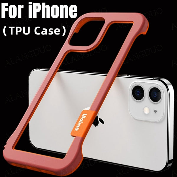 TPU Frame Shockroof Edge Bumper Silicone Case For iPhone 14 13 12 series