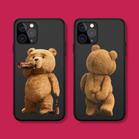 Cool Teddy Bear Case For iPhone 14 13 12 series