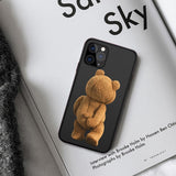 Cool Teddy Bear Case For iPhone 14 13 12 series