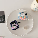 3D Sanrios Kuromi Pochacco Case For AirPods 1 2 3 Earphone Accessories