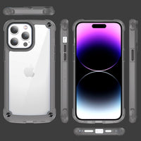 Transparent Armor Shockproof Clear Case For iPhone 15 14 13 12 series