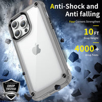 Transparent Armor Shockproof Clear Case For iPhone 15 14 13 12 series