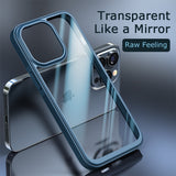 Silicone Lens Protection Transparent Case for iPhone 14 13 12 series
