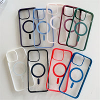 Transparent Magsafe Wireless Charger Silicone Case For iPhone 14 13 12 series