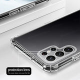 Transparent Shockroof Silicone Case For Samsung S23 S22 S21 series