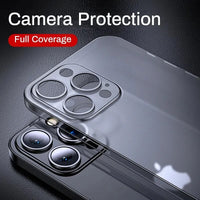 Ultra Thin Soft PP Matte Hard Back Translucent Clear Slim Case For iPhone 15 14 13 12 series