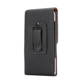 Leather Bag Case Men Waist From 4.0'' To 6.3'' For All Smart Phones