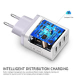Universal Quick Charge 30W Adapter USB EU US Charger for iPhone Samsung Huawei