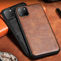 High Level Luxury Vintage Leather Business Style case For iPhone 11 Pro Max