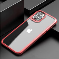 Luxury Armor Shockproof Transparent PC Clear Case for iPhone 12 11 Series