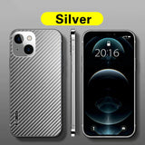 Luxury Carbon Fiber Kevlar Ultra-thin High Sense Case For iPhone 13 12 Series