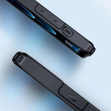 Carbon Fiber Pattern Airbag Bumper Shockproof Case For iPhone 12 11 Series