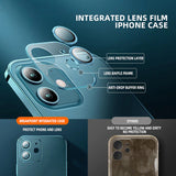 Shockproof Transparent Plating Camera Lens Protector Case for iPhone 13 12 11 Series