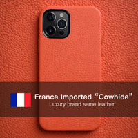 Luxury Business Fashion Premium Genuine Leather Case for iPhone 12 Series