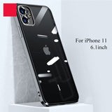 Shockproof Cover Protective Transparent Case Square Shell For iPhone 11