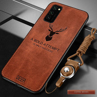 Soft Silicone Hard Fabric Slim Protective Back Cover Case For Samsung Galaxy Note 20 Series