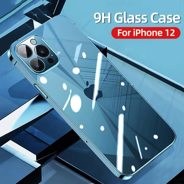 PC+TPU Shockproof Full Lens Protection Clear Case For iPhone 12 Series