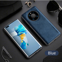 Soft Silicone Edge Shockproof Leather Case For Huawei Mate 40 Series
