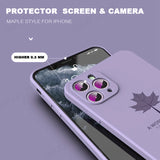 Luxury Camera Protection Liquid Silicone Waterproof Phone Case For Apple iPhone 11