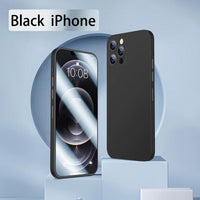 New 360° All Around Package Lens Protect Toughened Glass Soft Case for iPhone 12 11 Series