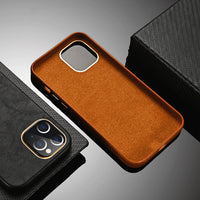 High end Leather Full Wrapped Handmade Phone Case for iPhone 12 11 XS Series