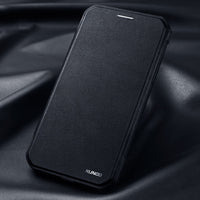 Vegan Leather Airbags Flip Case with Card slot For iPhone 13 Series