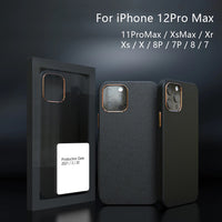 Original Genuine Vegan Leather Case for iphone 12 11 Series