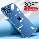 Ultra Thin Soft Silicone Clear Phone Case For iPhone 12 Mini