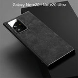 Alcantara Artificial Real Suede Leather Phone Case for Samsung Galaxy Note 20 & S20 Series