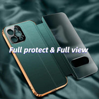 Luxury Grain Leather Full Protection Case For iPhone 12 11 Series