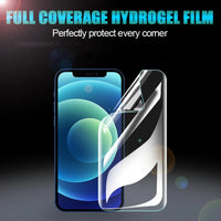 Full Cover Hydrogel Screen Protector For iPhone 12 11 Series