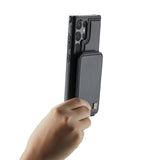 Vertical Cards Slot Magnetic Car Mount Stand Wallet Case for Samsung S23 S22 S21 Ultra Plus