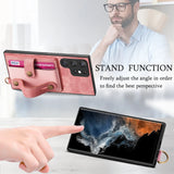Vintage Wristband Wallet Card Slot Case for Samsung Galaxy S23 S22 S21 Ultra Plus