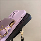 Wallet Leather Crossbody Lanyard Card Holder Case For iPhone 14 13 12 series