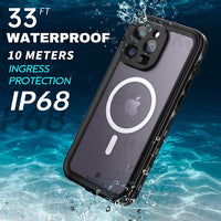 Waterproof MagSafe Full Body Protective Dustproof Magnetic Case For iPhone 14 13 series