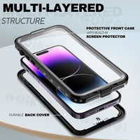 Waterproof MagSafe Full Body Protective Dustproof Magnetic Case For iPhone 14 13 series