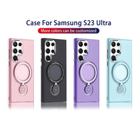 Wireless Charging MagSafe Stand Folding Case for Samsung Galaxy S23 series