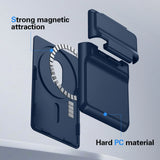 Magnetic Card Pocket Kickstand Bracket For iPhone 15 14 13 12 Samsung Galaxy S24 S23 S22 series