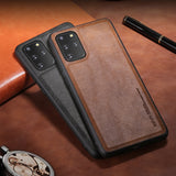 Full Corner Protection Leather Case For Samsung Galaxy S20 Ultra / S20 Plus / S20
