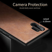 Leather Soft Silicone Edge Case For Samsung Galaxy Note 10 Note 10 Plus