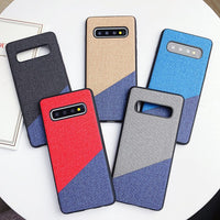 Fabric Leather Case For Samsung Galaxy S10 S10 Plus S10e