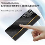 Ultra Thin TPU Carbon Fiber Case For Samsung Galaxy S23 S22 Ultra Plus