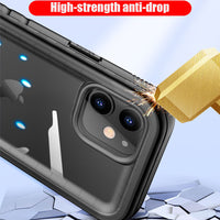 Full Body Shockproof Protect Screen Cases With Hand Strap Waterproof Case For iPhone 12 Series