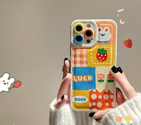 Korean Cute Cartoon Style Good Luck Case For iPhone 13 12 series