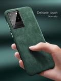 Fashion Luxury Artificial Leather Half-wrapped Case for Samsung Galaxy S20 Series