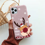 Christmas New Year Cute Phone Case For iPhone 12 11 Series